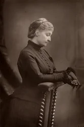 The Empress Eugenie (1826-1920) widow of Napoleon III of France