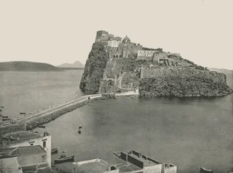 Aragonese Castle, Ischia, Italy, 1895