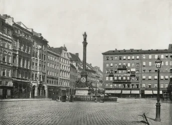 The Karolinenplatz, Munich, Germany, 1895
