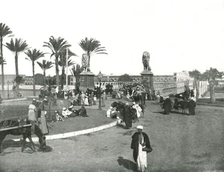 The Kasr-el-nil Bridge, Cairo, Egypt