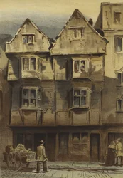 Old Houses, Wych Street, end of Drury Lane