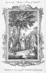 Berinus Converting the Saxons to Christianity