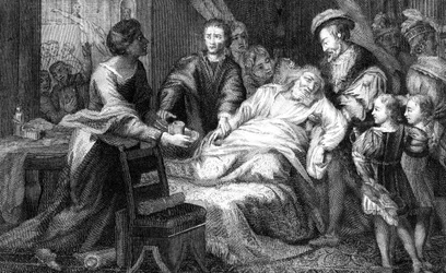 The death of Leonardo da Vinci, 1519