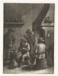 Men by the Hearth