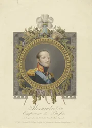Portrait of Tsar Alexander I of Russia