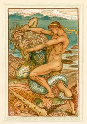 Hercules and the Old Man of the Sea