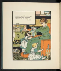 A mother with her children