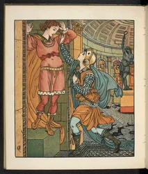 Illustration for the story, Princess Belle Étoile