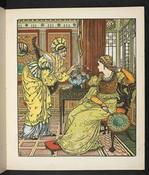 Illustration for the story, Princess Belle Étoile