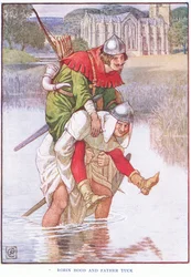 Robin Hood and Father Tuck