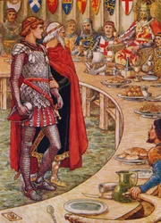 Sir Galahad is brought to the Court of King Arthur, 1911