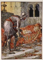 Sir Lancelot in the Chapel Perilous, from 