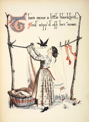 There Came a Little Blackbird, and Nipped Off Her Nose