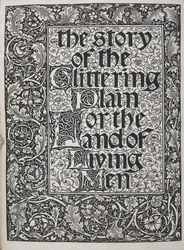 Title page decorated with floral pattern