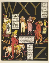 W for the Woman Who Was Not Over Nice; X is the X Found on Buns; Y for Yankee Doodle; Z for the Zany Who Looked Like a Fool