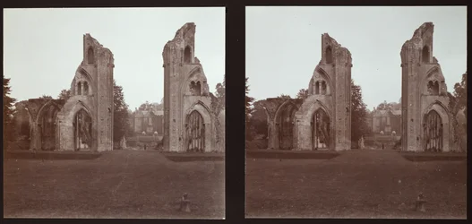Glastonbury Abbey, Glastonbury, Mendip, Somerset, 1913