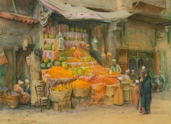 A Fruit-Stall at Bulak