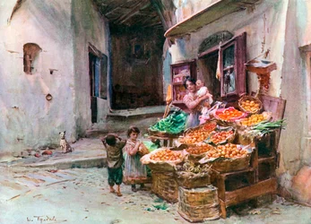 A Fruit Stall at San Remo