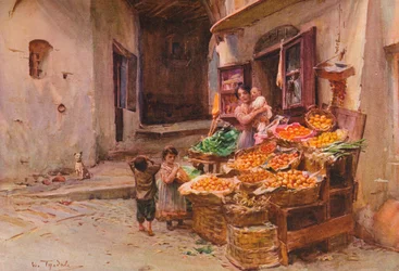 A Fruit Stall at San Remo