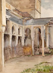 Courtyard with Horseshoe Arches