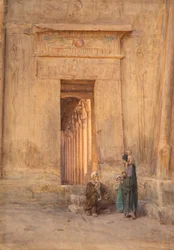 Doorway in the Temple of Isis