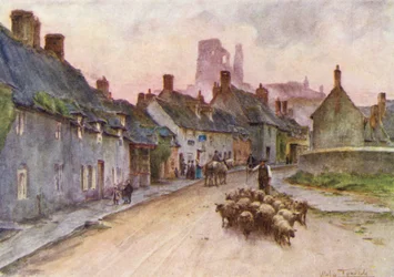 Wessex: Corfe Castle from West Street