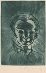 Smiling Head, Self-portrait