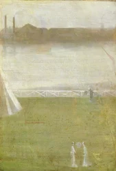 Japanese Figures on Chelsea Embankment