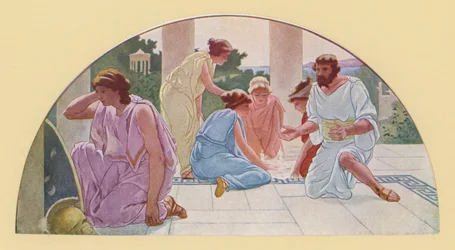 Achilles Disguised as a Schoolgirl Discovered by Ulysses