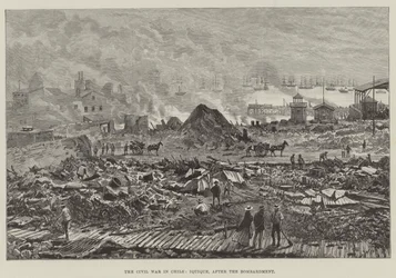The Civil War in Chile, Iquique, After the Bombardment