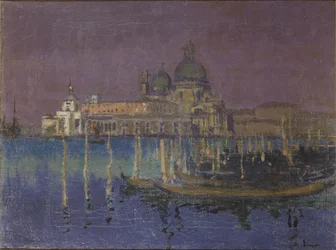 Nocturne: The Dogana and Santa Maria della Salute, Venice