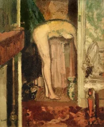 Woman Washing her Hair