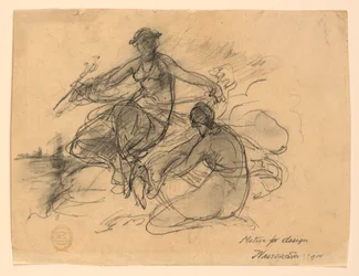 Commerce and Another Allegorical Figure