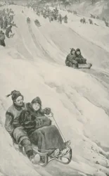 A Tobogganing Slope in Canada