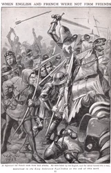 When the French and English Fought at Agincourt, illustration 