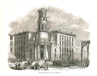 The Present Coal Exchange, opened by Prince Albert in 1849, Thames Street