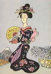 Walter Trier’s crazy costumes: Japan