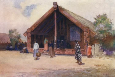 New Zealand: Carved House, Ohinemutu