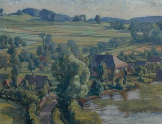 Attersee Landscape near Unterbuchberg
