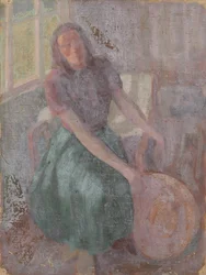 Grete Gamerith with Hat (Sketch)