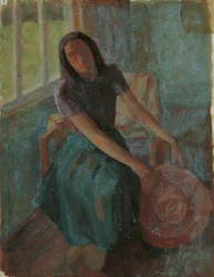 Grete Gamerith with Hat