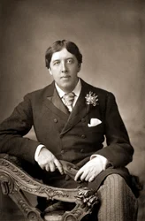 Oscar Wilde, Irish writer, wit and playwright, c. 1890