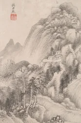 Landscape in the Style of Various Old Masters: Landscape after Juran (active 10th century CE)