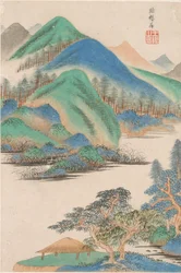 Landscape in the Style of Various Old Masters: Landscape after Yang Sheng