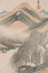 Landscapes in the Styles of Old Masters; Landscape after Hui Chong
