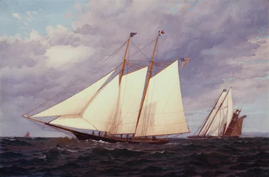 The Cornelia at the New York Yacht Club Regatta, June 11