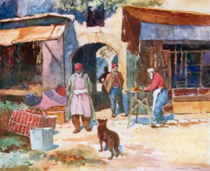 Entrance to a Turkish Khan