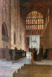 Sherborne Abbey: Choir and East Window