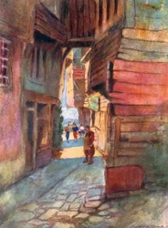 Street Scene, Roumeli Hissar