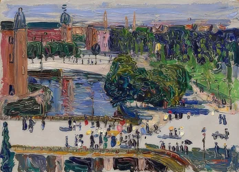 Amsterdam - View from the Window. 1904